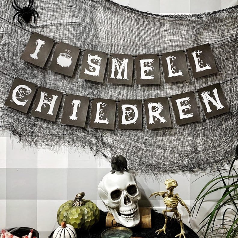 I Smell Children Hocus Pocus Halloween Party Garland