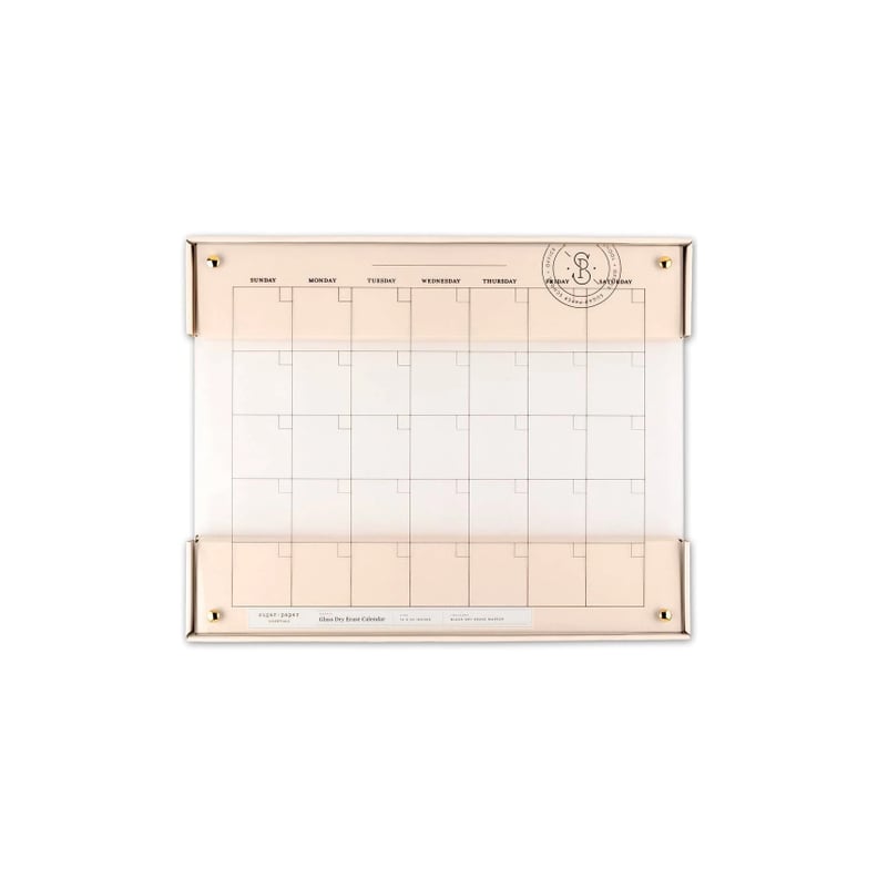 Sugar Paper Essentials Glass Dry Erase Calendar