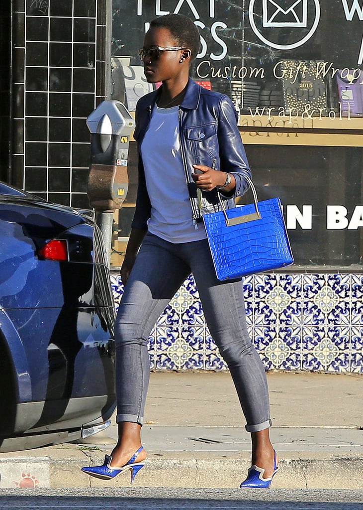 Lupita Nyong'o Leaving Lunch With a Friend in LA Pictures