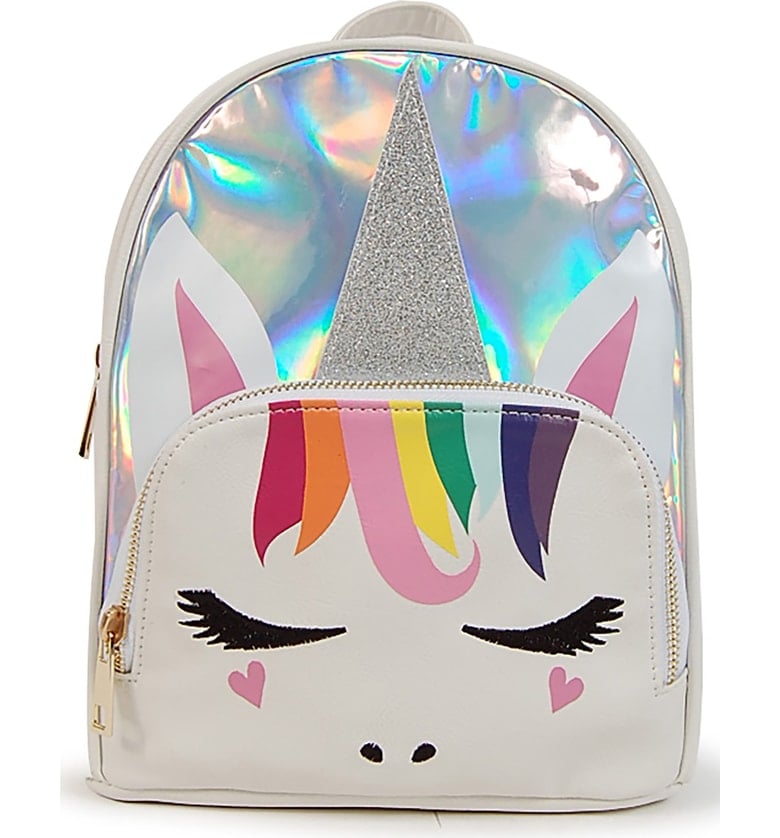 silver unicorn backpack