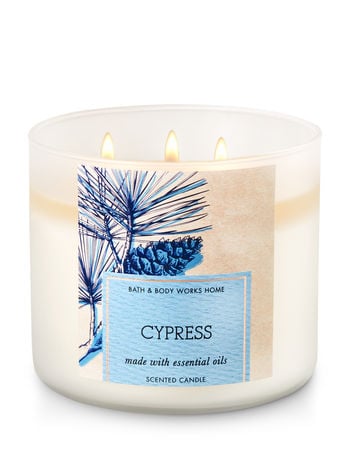 Cypress candle ($25)