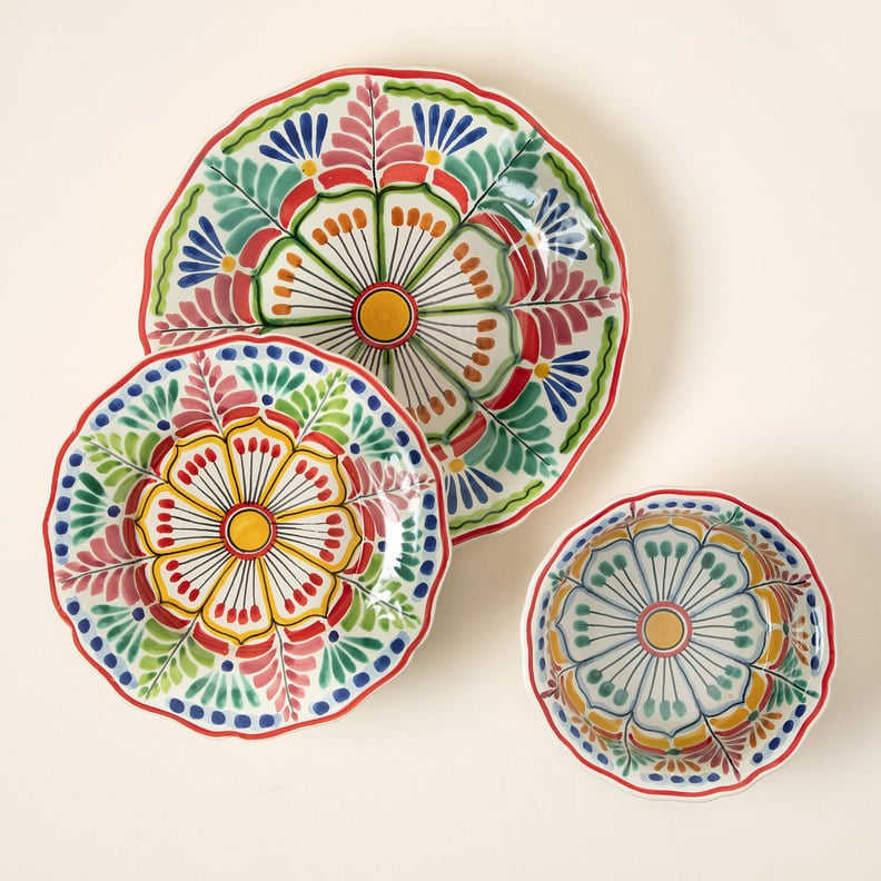 For the Host: Hand Painted Floral Dinnerware Set