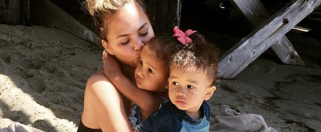 Chrissy Teigen and John Legend "Seas" the Day During a Beach Trip With Luna and Miles