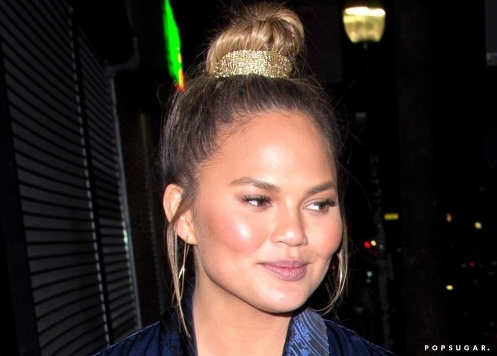 Chrissy Teigen Peep-Toe Boots With John Legend June 2018