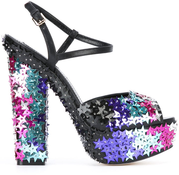 DSQUARED2 Star Sequin-Embellished Sandals