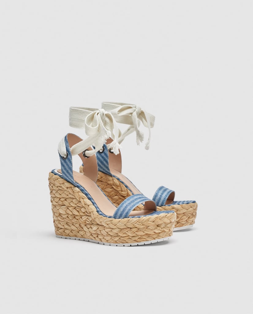 Zara Lace-Up Wedges