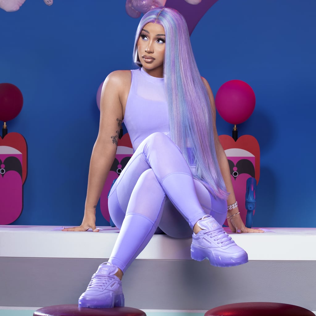 Cardi B Drops a '90s-Inspired Reebok Apparel Collection