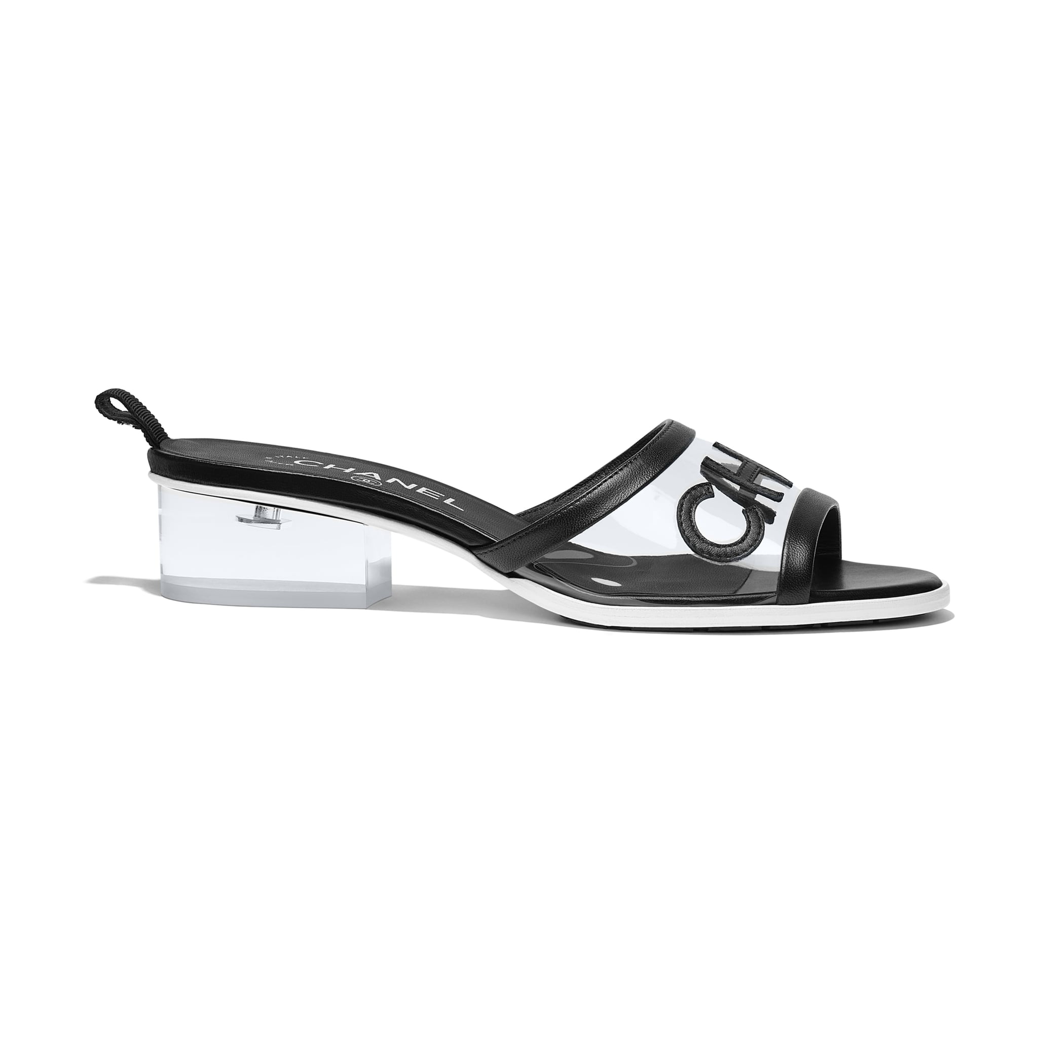 chanel pool slides 2019 clear