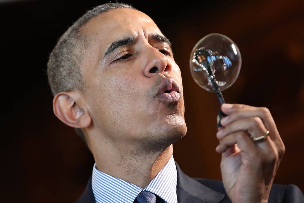 Another thing Leggette created with a 3D printer? A bubble wand.