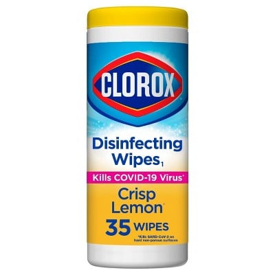 Clorox Crisp Lemon Disinfecting Wipes