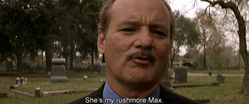 Then, when a lady breaks through his round exterior.