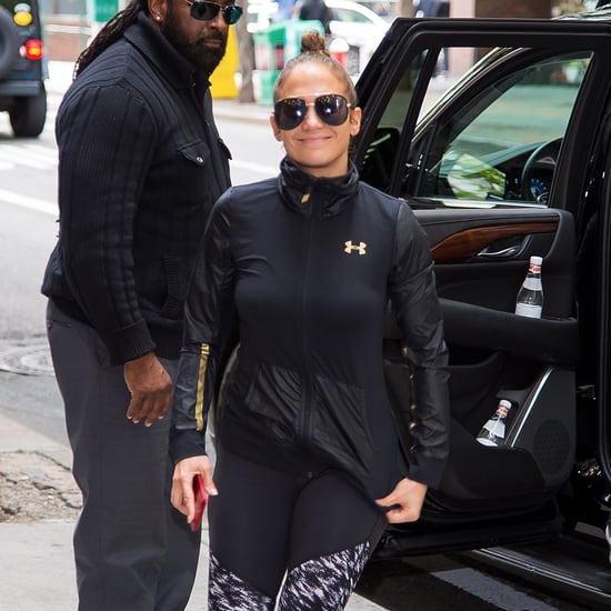 Jennifer Lopez's Neon Sneakers May 2017 Pictures