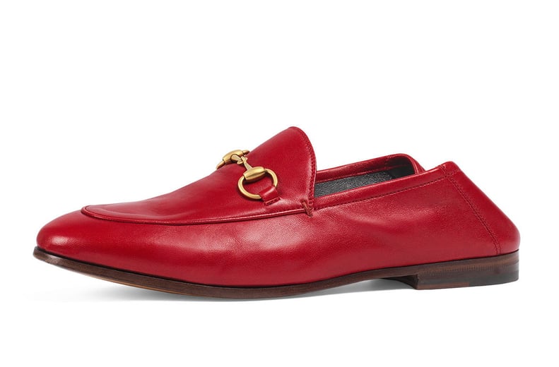 Gucci Brixton Leather Horsebit Loafers