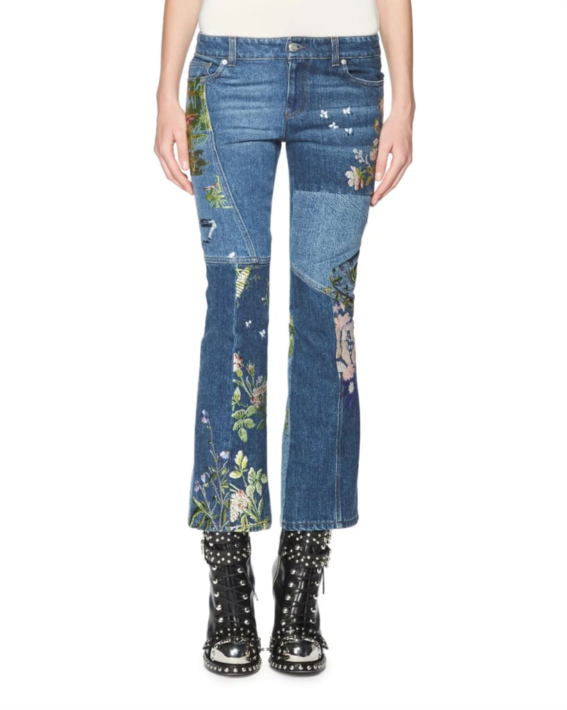 Alexander McQueen Jeans | Blake Lively's Patchwork Jeans | POPSUGAR ...