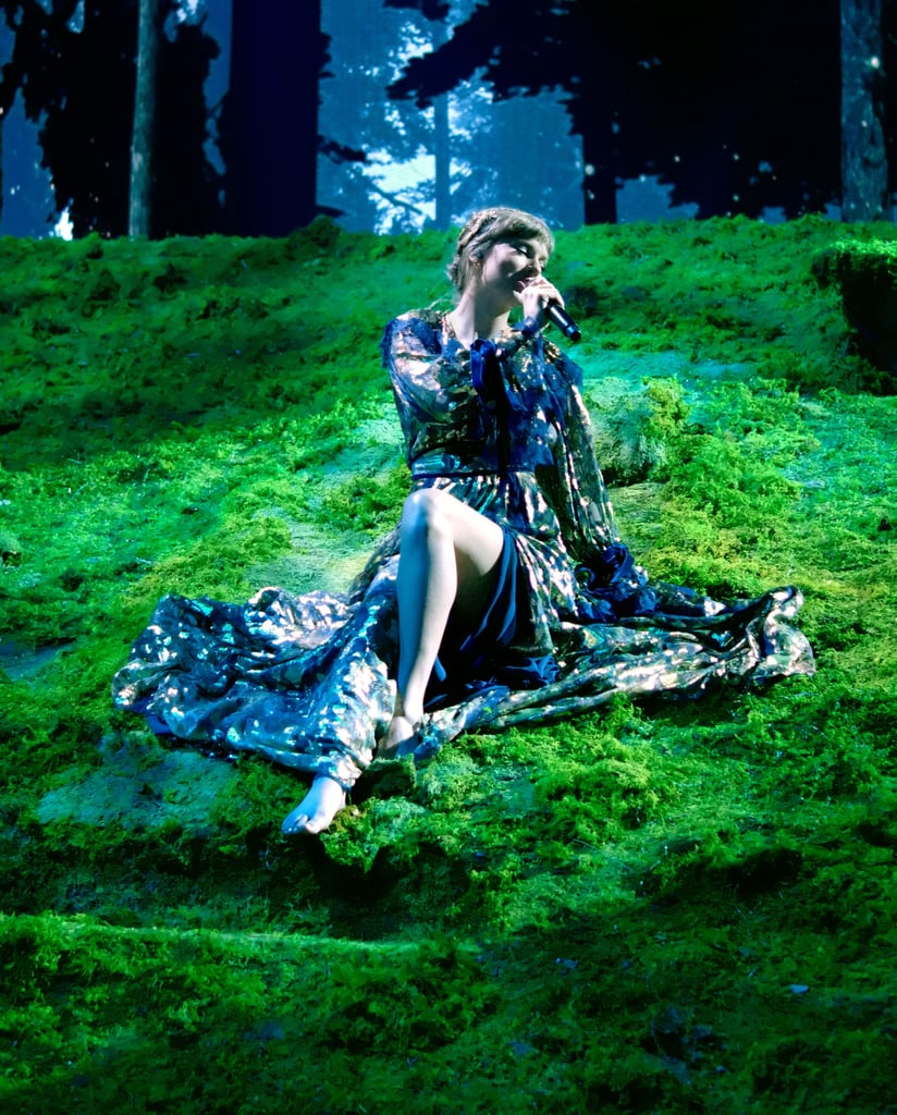 Taylor Swift's Performance Dress by Etro at the 2021 Grammys