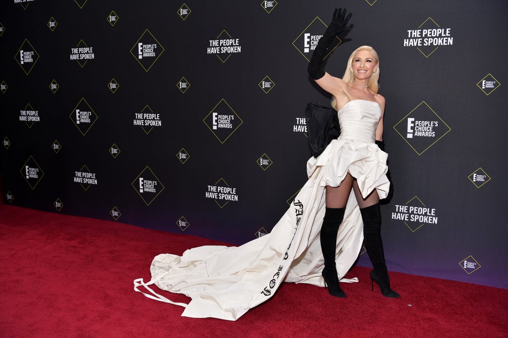Gwen Stefani's White Vera Wang Dress Says "Fashion Icon"