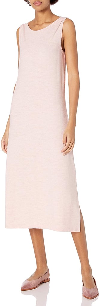 Daily Ritual Cosy Knit Sleeveless Bateau Midi Dress