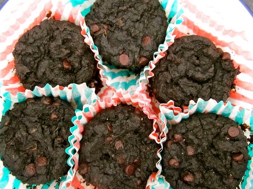 Chocolate Zucchini Muffins