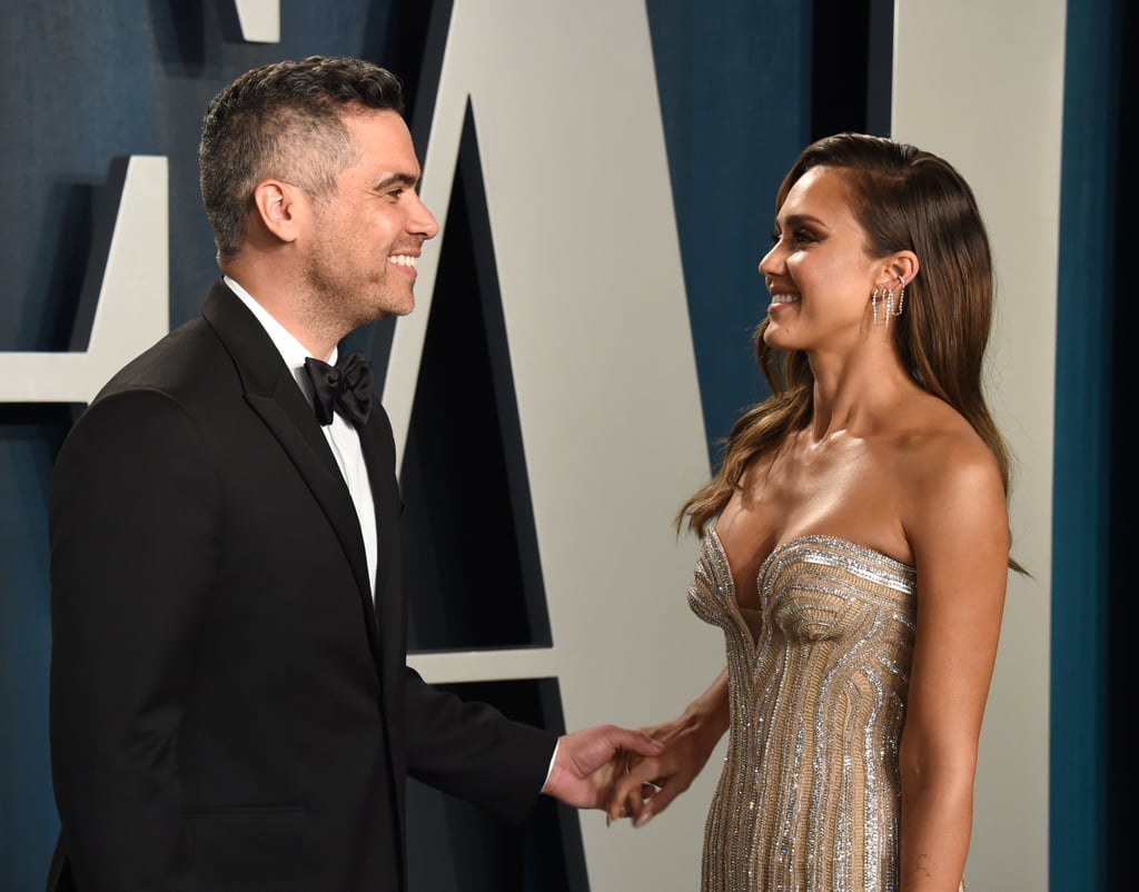 Cash Warren and Jessica Alba at the Vanity Fair Oscars Afterparty