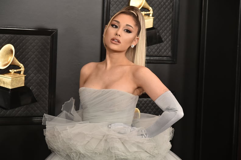 LOS ANGELES, CA - JANUARY 26: Ariana Grande attends the 62nd Annual Grammy Awards at Staples Center on January 26, 2020 in Los Angeles, CA. (Photo by David Crotty/Patrick McMullan via Getty Images)