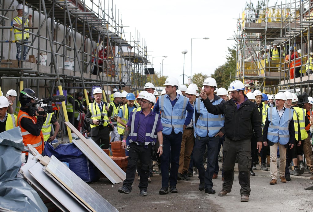 Prince William and Prince Harry Renovating Homes Sept. 2015