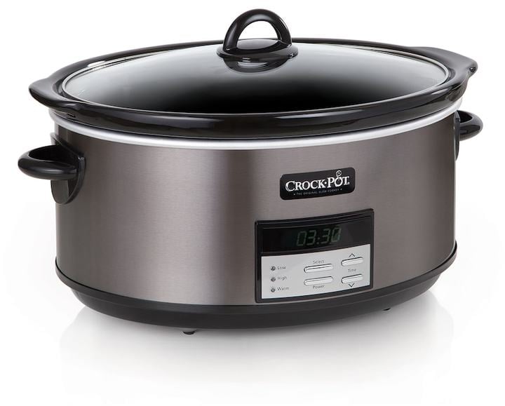 Crock-Pot Black Stainless Digital Slow Cooker