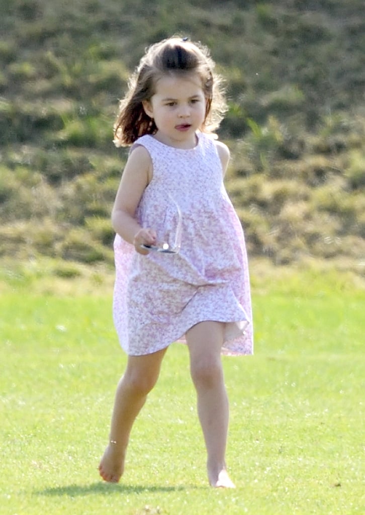 Princess Charlotte Having Fun at Polo Match June 2018