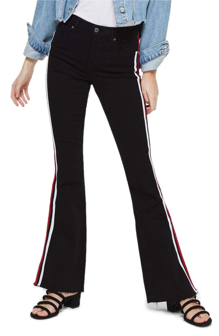topshop flared joggers