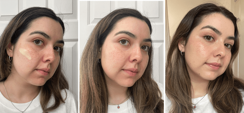 Banana Bright+ Instant Glow Moisturizer - Before and After