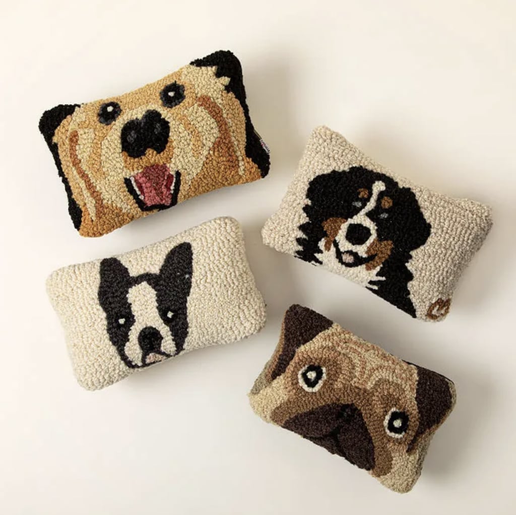 Uncommon Goods Dog Face Pillow ($38)
BRB, just adding every one of these pillows to our digital shopping carts. In all seriousness, this dog face pillow doubles as a truly unique gift, and it's bound to make a funny addition to any home with its plush design and soft weave.