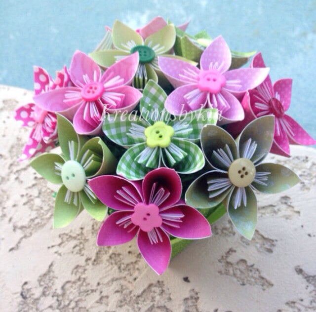 Origami Flower Bouquet