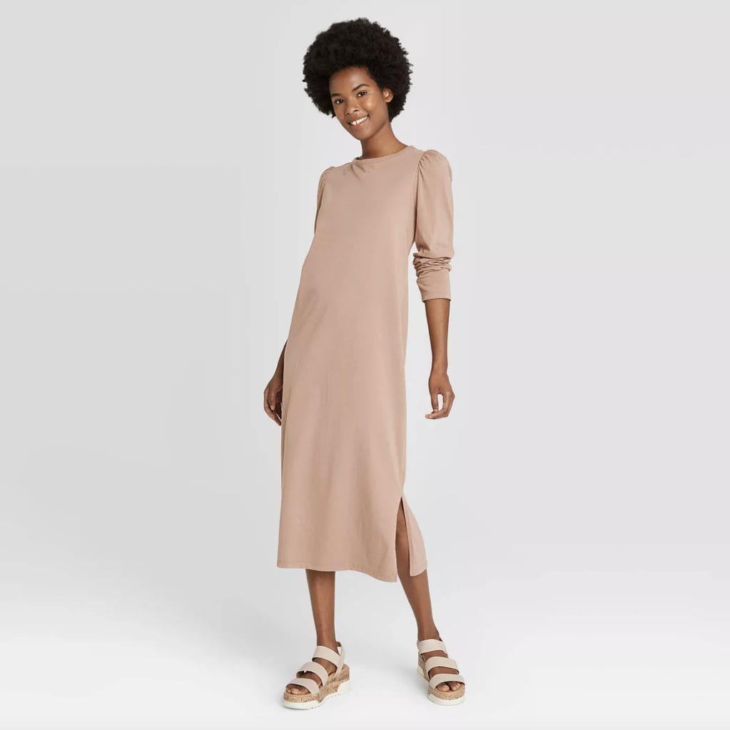 Universal Thread Puff Long Sleeve T-Shirt Dress