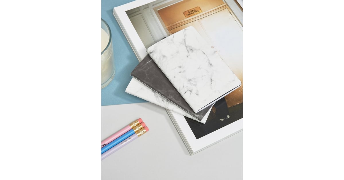 Marble Notebooks Marble Desk Accessories POPSUGAR Smart Living Photo 2