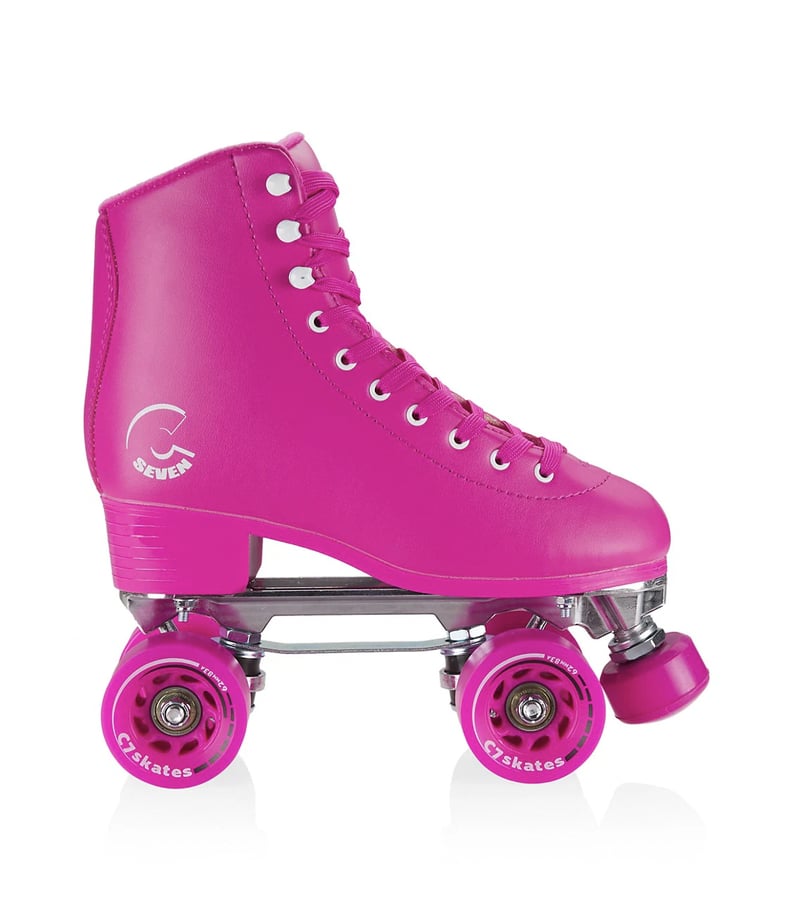 Best Barbiecore Fashion: Hot-Pink Rollerskates