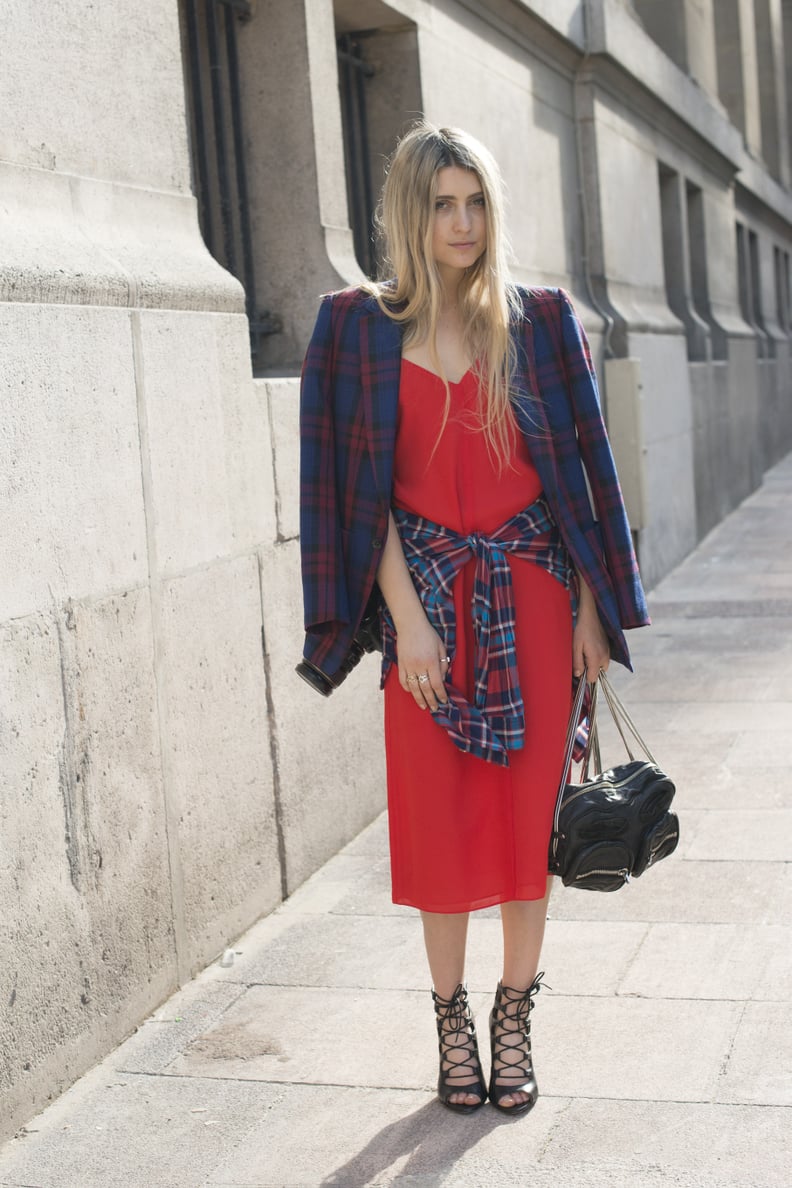 Throw a Blazer Over Your Red Dress