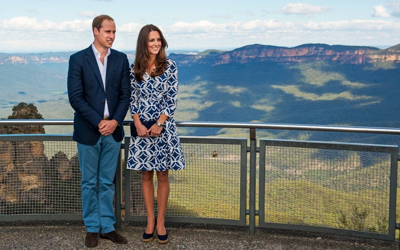 And William's Separates Polished Off Kate's Printed Wrap Dress