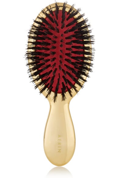 Aerin Travel Gold-Tone Hairbrush