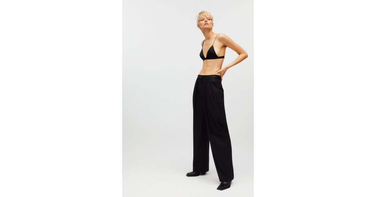 A Cute Crop Top Kaia x Zara Satin Effect Crop Top Kaia Gerber x Zara