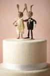 BHLDN rabbit cake topper
