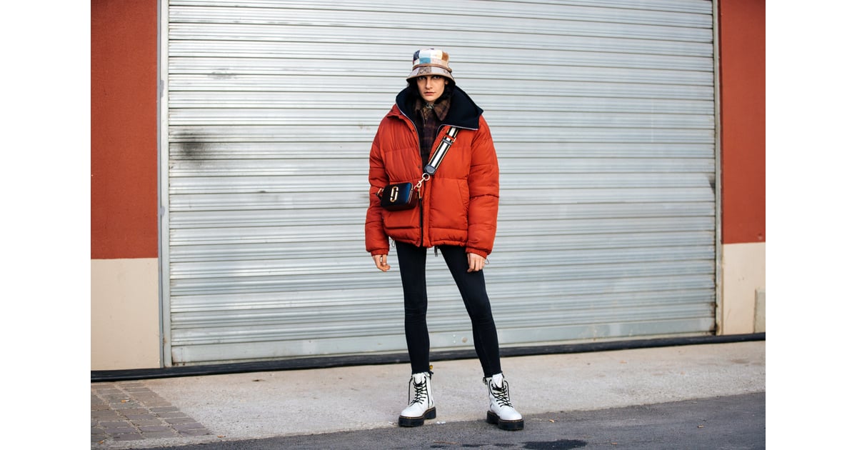 Winter Outfit Idea A Puffer Jacket And Combat Boots 100 Street