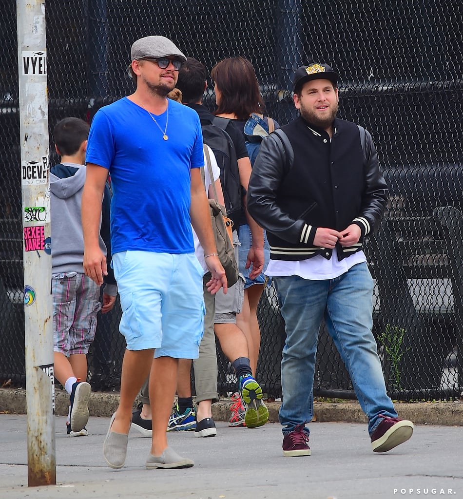 Leonardo DiCaprio and Jonah Hill in NYC August 2016