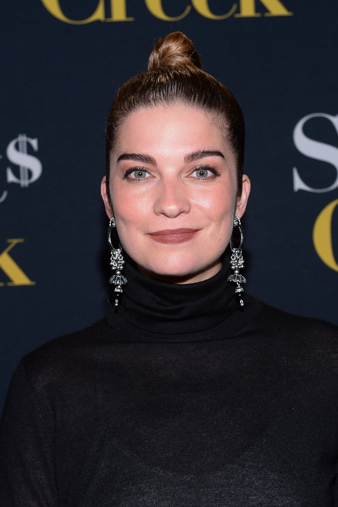 Annie Murphy's Sleek Topknot at the 2018 Schitt's Creek Season 4 Premiere at TIFF