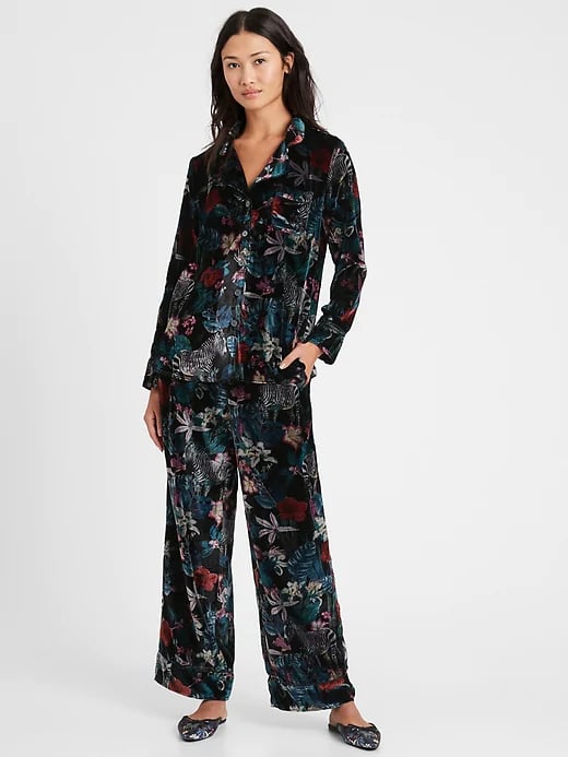 Banana Republic Velvet Pajama Set