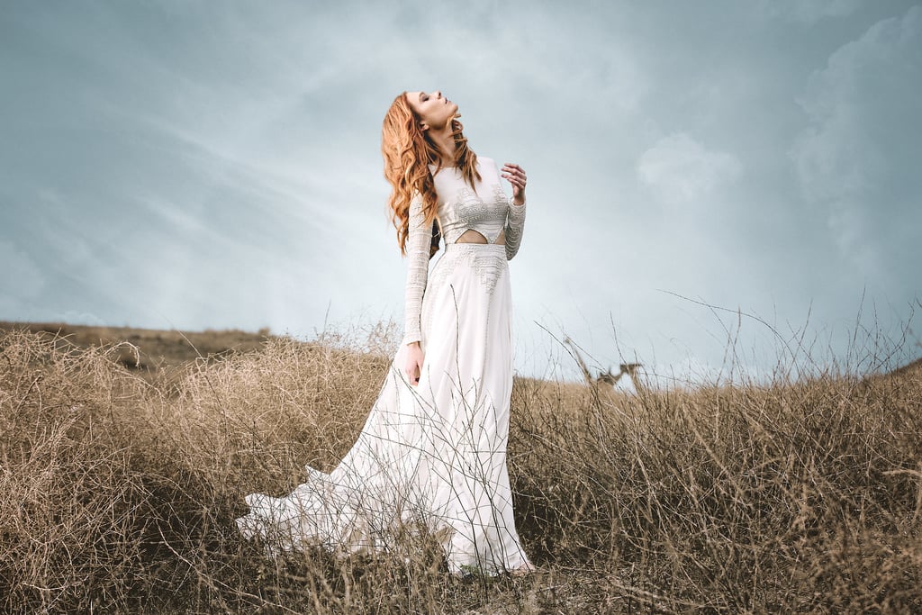 On the Woman She Sees Wearing Her Bridal Collection