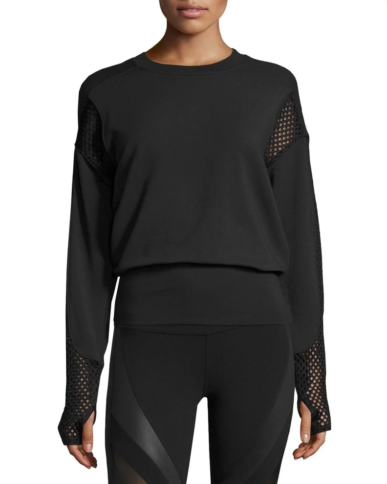 Alo Yoga Formation Long-Sleeve Top in Black