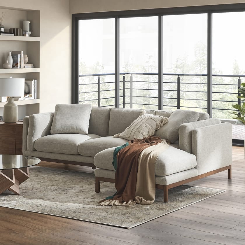 A Luxe Sofa: Castlery Owen Chaise Sectional Sofa