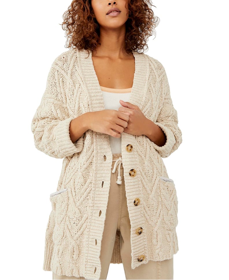 Free People Montana Cable Cardigan
