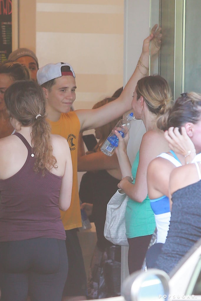 Beckham Family at SoulCycle