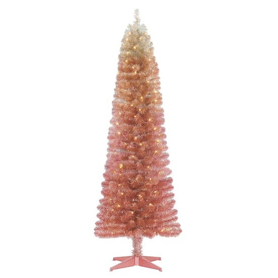 This Pink Ombré Christmas Tree From Michaels Is Stunning