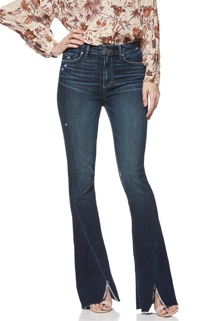 Paige Lou Lou Transcend Vintage Twisted Seam High Waist Flare Jeans
